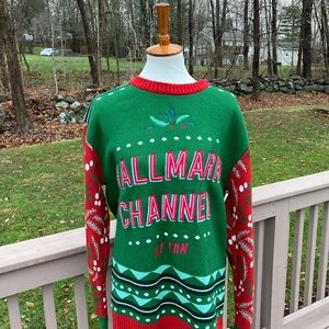 Hallmark Channel #1 Fan Christmas Sweater XL